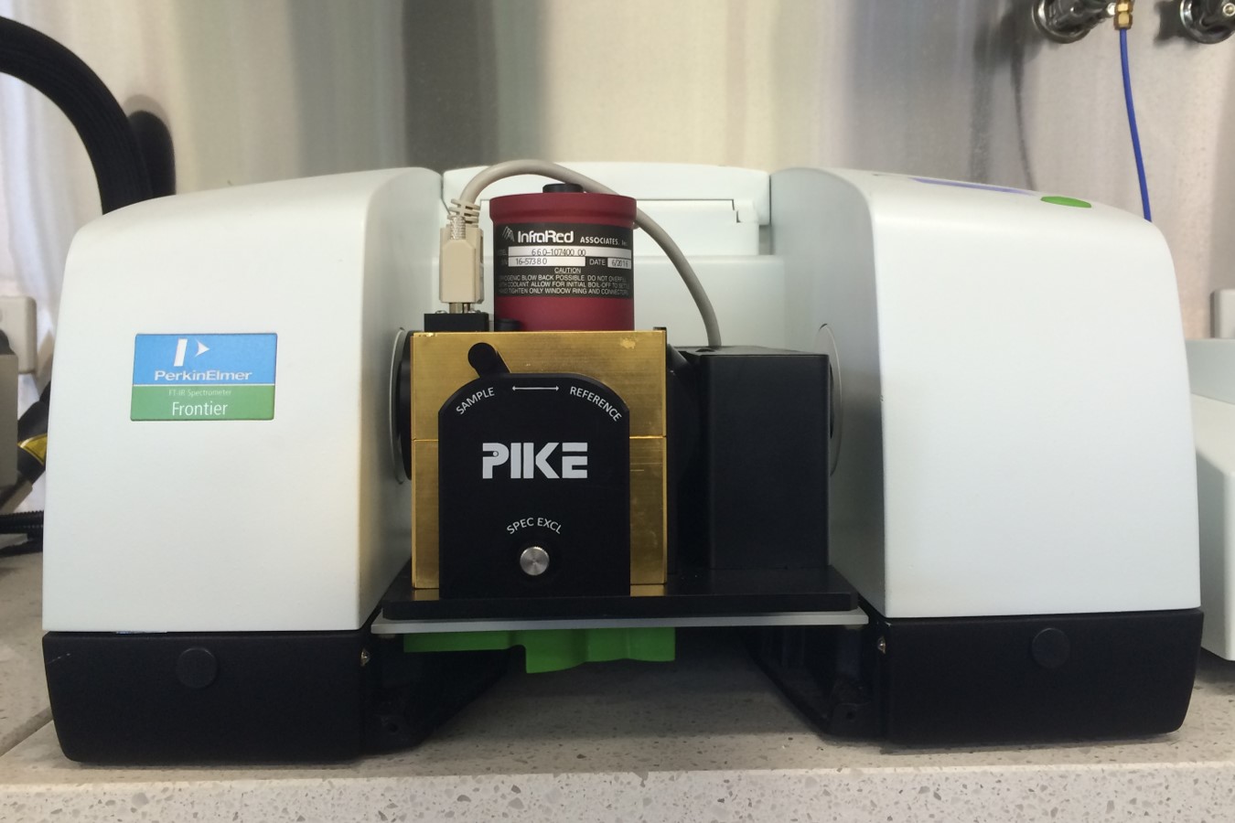 Integrating Sphere connected to FTIR